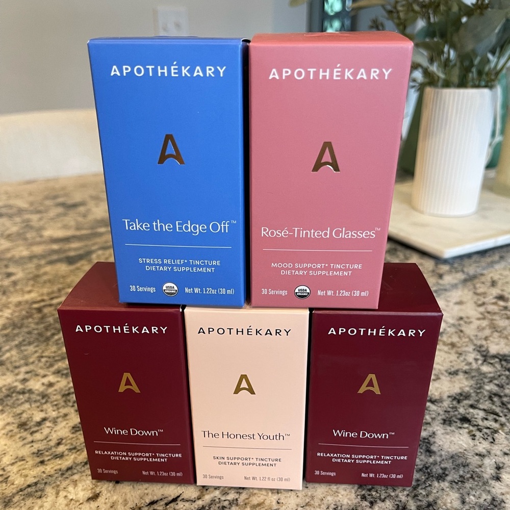Apothékary Supplement Set - Blue, Pink, Red